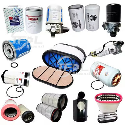 Ricambi per autocarri Weichai Yuchai filtro dell'aria filtri dell'olio filtri del carburante asciugatore d'aria separatore dell'acqua del carburante per autocarri Dongfeng Howo FAW