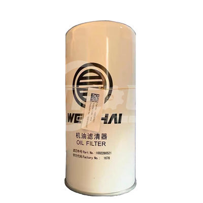 Filtri d'olio 1002280521 per camion Sinotruk Howo WEICHAI Parti di motore