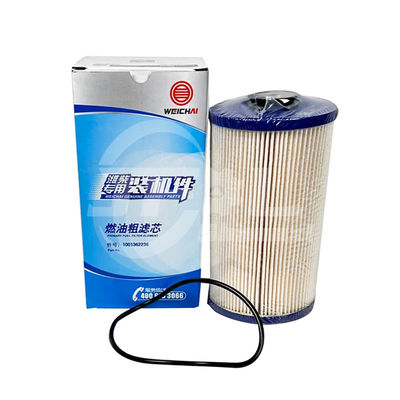 Elemento filtro del carburante 1001362236 Parti di motori Weichai